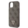 iPhone 15 Guess PU 4G Strass Triangle Metal Logo tok + Crossbody pánt barna (GUHCP15SP4TDSCPW) thumbnail