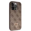 iPhone 15 Pro Guess PU 4G Strass Triangle Metal Logo tok + Crossbody pánt barna (GUHCP15LP4TDSCPW) thumbnail