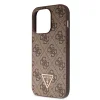 iPhone 15 Pro Guess PU 4G Strass Triangle Metal Logo tok + Crossbody pánt barna (GUHCP15LP4TDSCPW) thumbnail