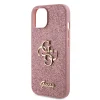 iPhone 15 Guess PU Fixed Glitter 4G Metal Logo telefontok rózsaszín (GUHCP15SHG4SGP) thumbnail