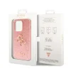 iPhone 15 Pro Max Guess PU Fixed Glitter 4G Metal Logo telefontok rózsaszín (GUHCP15XHG4SGP) thumbnail