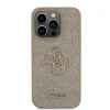 iPhone 15 Pro Guess PU Fixed Glitter 4G Metal Logo telefontok arany (GUHCP15LHG4SGD) thumbnail