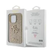 iPhone 15 Pro Guess PU Fixed Glitter 4G Metal Logo telefontok arany (GUHCP15LHG4SGD) thumbnail