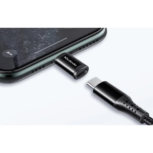 Mcdodo USB-C - Lightning átalakító adapter OT-7680 fekete - 7