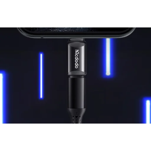 Mcdodo USB-C - Lightning átalakító adapter OT-7680 fekete - 8