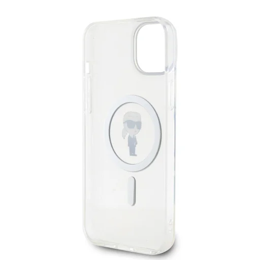  iPhone 15 Plus Karl Lagerfeld KLHMP15MHFCKNOT IML Ikonik MagSafe átlátszó telefontok - 4