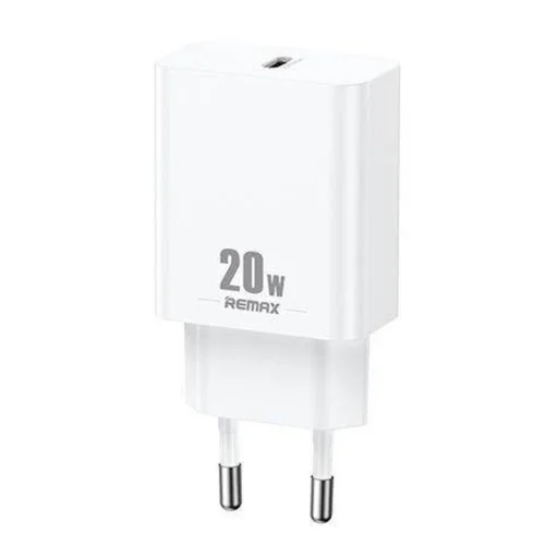 Remax RP-U5 USB-C hálózati töltő adapter 20W + USB-C - lightning kábel (fehér) - 2