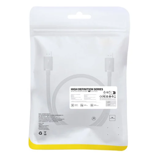 Baseus High Definition DP - DP 8K DisplayPort kábel 1m (fekete) - 3