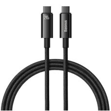 Baseus Tungsten Gold USB-C - USB-C kábel 240W 1m (fekete)