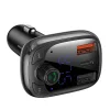 Baseus T Shaped S-13 Bluetooth FM transmitter és autós töltő 2x USB-A, USB-C 36W QC 4.0 PD CCMT000101 - 4