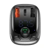 Baseus T Shaped S-13 Bluetooth FM transmitter és autós töltő 2x USB-A, USB-C 36W QC 4.0 PD CCMT000101 - 6