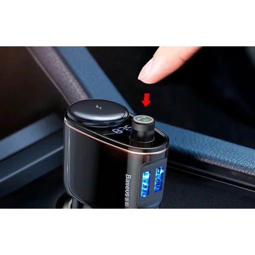 Baseus S-06 Bluetooth FM transmitter 2x USB-A (CCHC000001) - 8