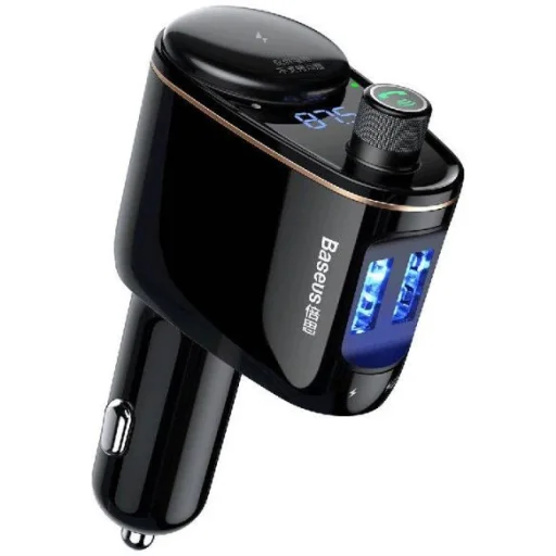 Baseus S-06 Bluetooth FM transmitter 2x USB-A (CCHC000001) - 1