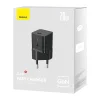 Baseus GaN5 mini USB-C hálózati töltő adapter 20W (fekete) - 7