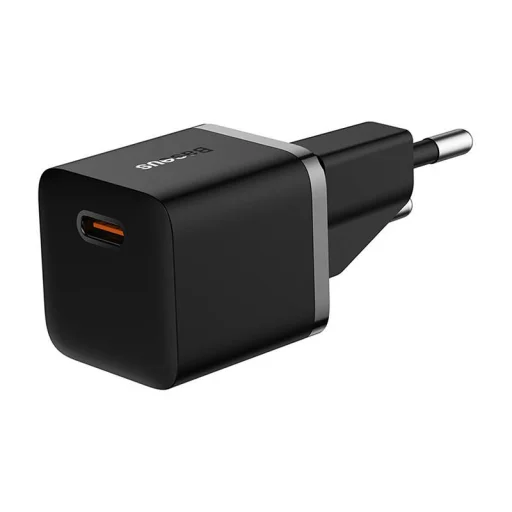 Baseus GaN5 mini USB-C hálózati töltő adapter 20W (fekete) - 6