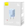 Baseus GaN5 mini USB-C hálózati töltő adapter 20W (kék) - 3
