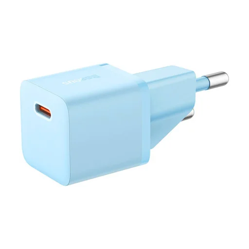 Baseus GaN5 mini USB-C hálózati töltő adapter 20W (kék) - 7