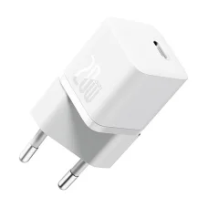 Baseus GaN5 mini USB-C hálózati töltő adapter 20W (fehér)