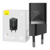 Baseus GaN5 mini USB-C hálózati töltő adapter 30W (fekete) - 4