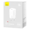 Baseus GaN5 mini USB-C hálózati töltő adapter 30W (fehér) thumbnail