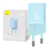 Baseus GaN5 mini USB-C hálózati töltő adapter 30W (kék) - 7