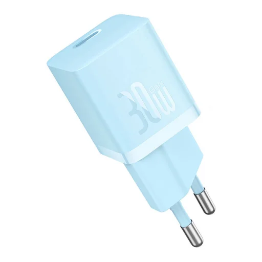 Baseus GaN5 mini USB-C hálózati töltő adapter 30W (kék) - 1
