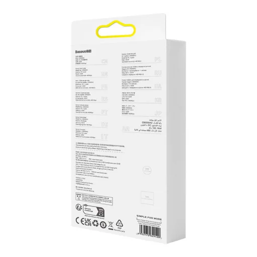 Baseus Explorer Series USB-A - USB-C 100W gyorstöltő kábel QC 3.0, 1m (lila) - 9