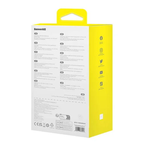 Baseus LightChaser autós telefontartó vezeték nélküli töltéssel szellőzőre - 8