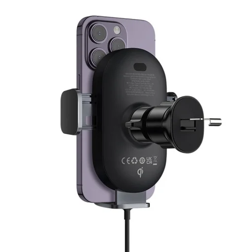 Baseus LightChaser autós telefontartó vezeték nélküli töltéssel szellőzőre - 9