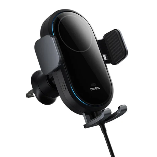 Baseus LightChaser autós telefontartó vezeték nélküli töltéssel szellőzőre - 1