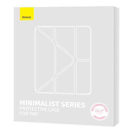 iPad 10.2'' (2019/2020/2021) Baseus Minimalist mágneses tok rózsaszín - 2