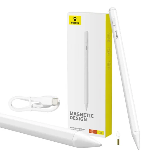 Baseus Stylus Lite Smooth Writing 2 LED állapotjelzővel (fehér) - 1