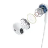 Dudao Magnetic Suction in-ear vezeték nélküli Bluetooth fülhallgató fehér (U5B) thumbnail