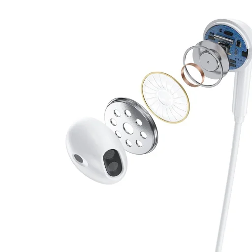 Dudao Magnetic Suction in-ear vezeték nélküli Bluetooth fülhallgató fehér (U5B) - 3