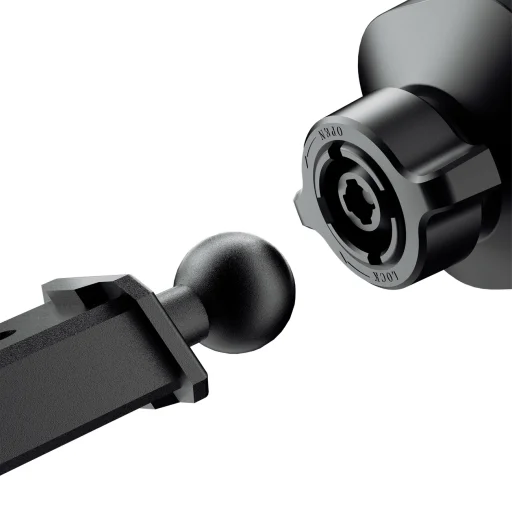 Dudao mágneses autós telefontartó teleszkópos karral, fekete (F6Max) - 7