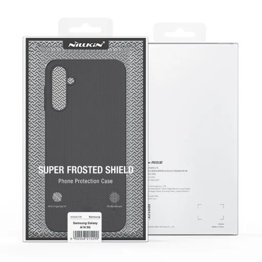 Samsung Galaxy A14 5G/Galaxy A14 Nillkin Super Frosted Shield telefontok + ajándék támaszték piros - 3
