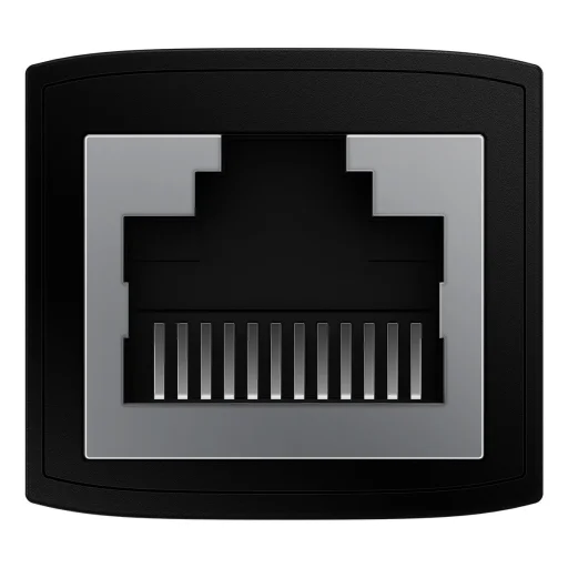 Baseus AirJoy Series RJ-45 Hálózati, ethernet kábel csatlakozó 1 db - fekete - 8