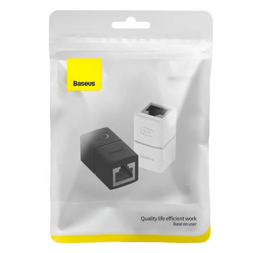 Baseus AirJoy Series RJ-45 Hálózati, ethernet kábel csatlakozó 1 db - fekete - 9