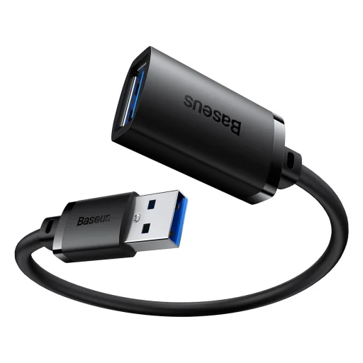 Baseus AirJoy Series USB 3.0 hosszabbító kábel 5 m fekete - 6