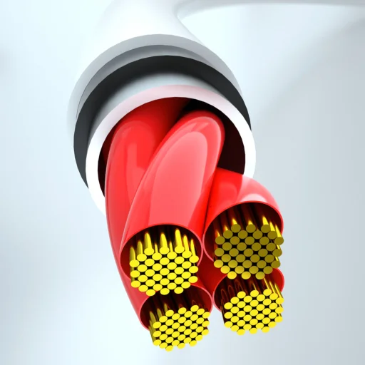 USB - USB C / micro USB / Lightning kábel 480Mb/s 6A 1,2m fehér - 3