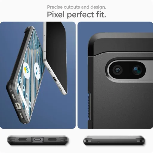 Google Pixel 7A Spigen Tough Armor tok kihajtható támasszal fekete - 16