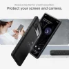 Google Pixel 7A Spigen Liquid Air flexibilis TPU gél tok matt fekete thumbnail