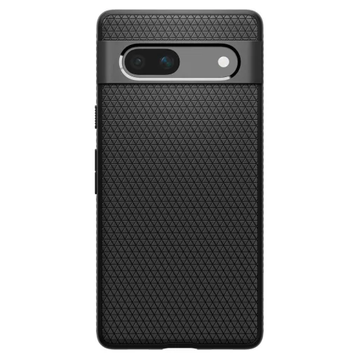 Google Pixel 7A Spigen Liquid Air flexibilis TPU gél tok matt fekete - 12