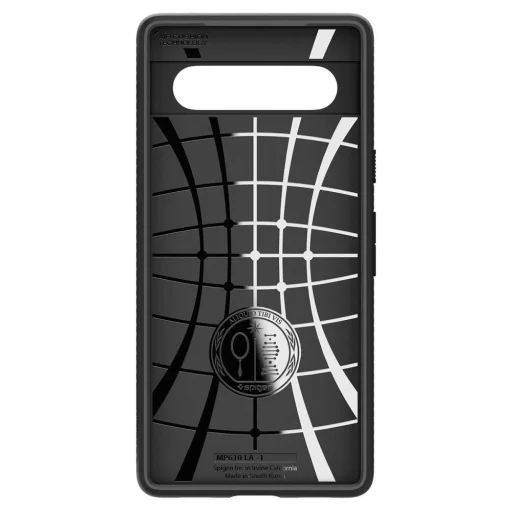 Google Pixel 7A Spigen Liquid Air flexibilis TPU gél tok matt fekete - 13