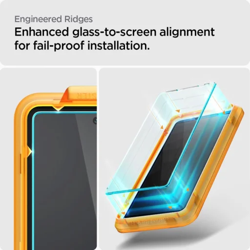 Google Pixel 7A Spigen ALM Glas.TR Slim ochranné tvrdené sklo 2 ks - 8