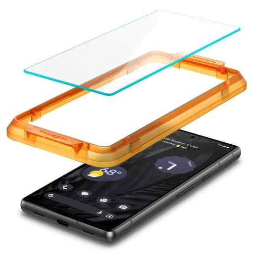 Google Pixel 7A Spigen ALM Glas.TR Slim ochranné tvrdené sklo 2 ks - 10