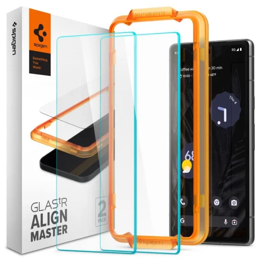 Google Pixel 7A Spigen ALM Glas.TR Slim ochranné tvrdené sklo 2 ks - 1