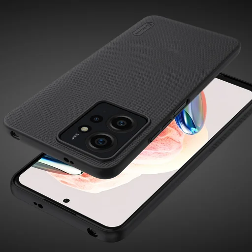 Xiaomi Redmi Note 12 Nillkin Super Frosted tok fekete - 9