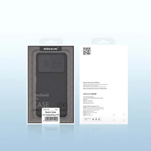 Xiaomi Redmi Note 12 Turbo/Xiaomi Poco F5 Nillkin CamShield tok fekete - 6