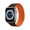 Apple Watch SE, 9, 8, 7, 6, 5, 4, 3, 2, 1 (41, 40, 38 mm) Dux Ducis Univerzális mágneses óraszíj (LD verzió) fekete-narancsssárga thumbnail